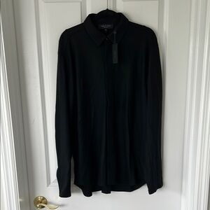 Brand New Black Japanese wool Precision Shirt